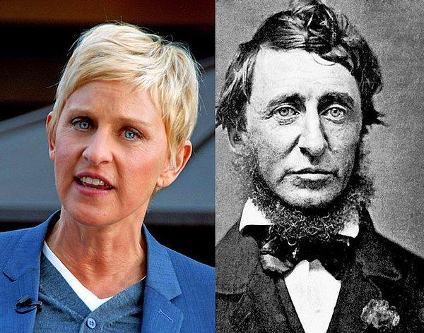 2. Ellen DeGeneres ve Henry David Thoreau
