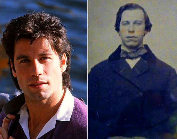 5. John Travolta ve 1860′lardan bilinmeyen biri