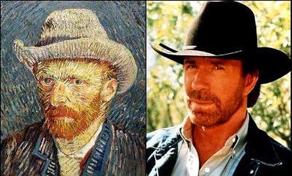 8. Vincent Van Gogh ve Chuck Norris