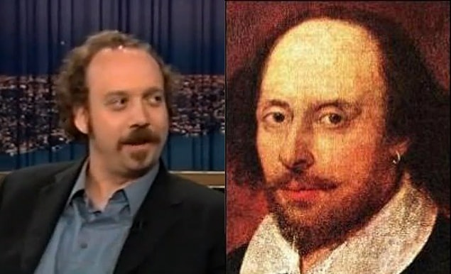 10. Paul Giamatti ve William Shakespeare