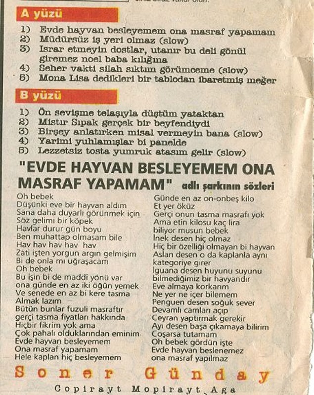 7. Evde Hayvan Besleyemem, Ona Masraf Yapamam