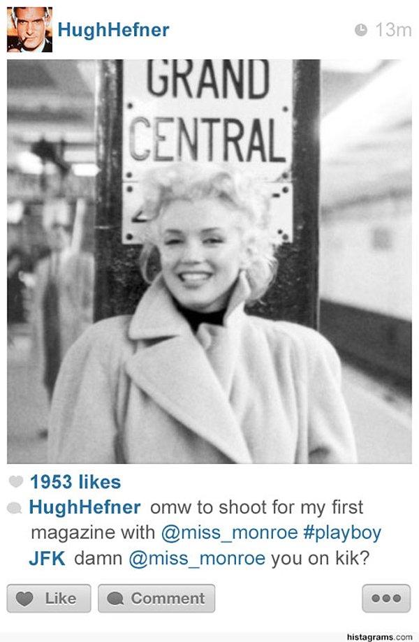 17. Hugh Hefner'in ilk fotoğrafı