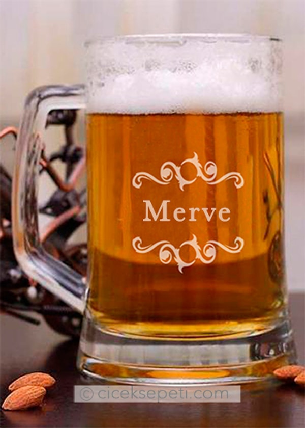 Mervelere Özel Arjantin Bira Bardağı