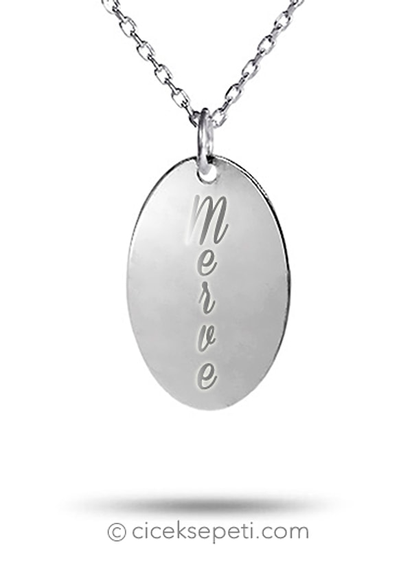 Mervelere Özel İsimli Kolye