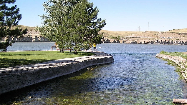 En Küçük Nehir, Roe River, Montana Amerika