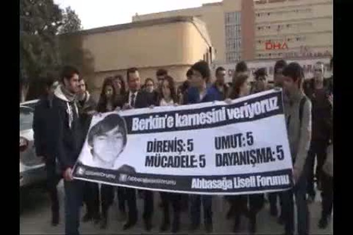 İşte Berkin'in Karnesi: Direnme 100, Devamsızlık 221