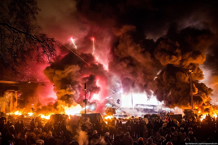 Ukrayna'daki Hükümet Karşıtı Ayaklanmayı Gösteren 30 İnanılmaz Fotoğraf