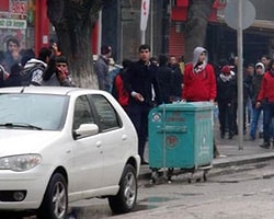 Gaziantep'de Taşlı Sopalı Kavga