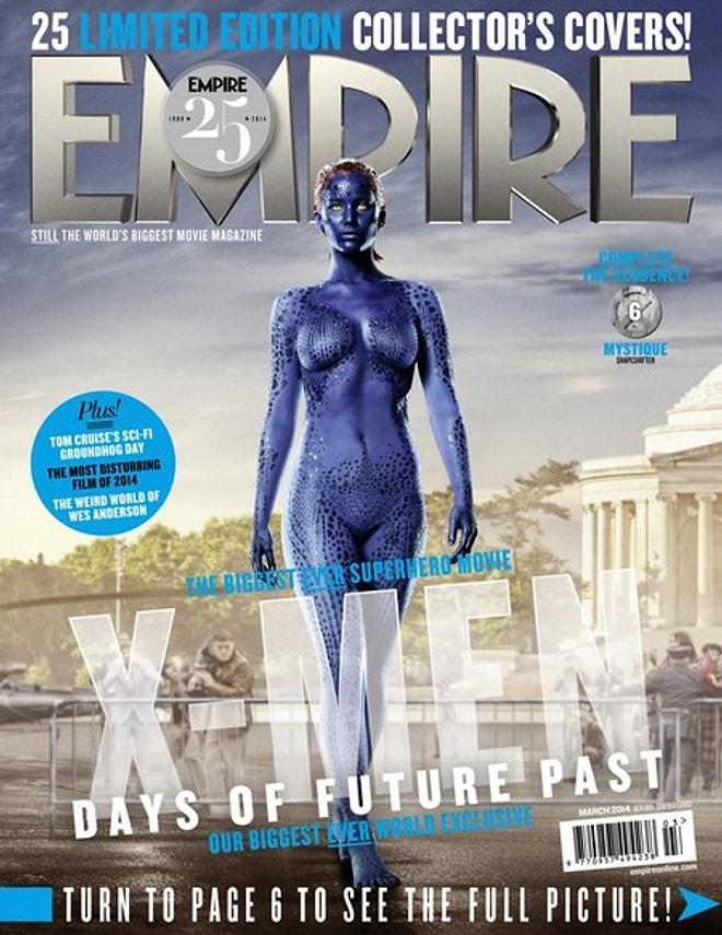 Ten X-Men: Days of Future Past Empire Magazine Kapakları