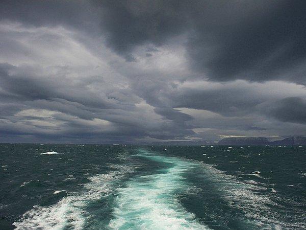 Fırtınalı deniz - Norveç