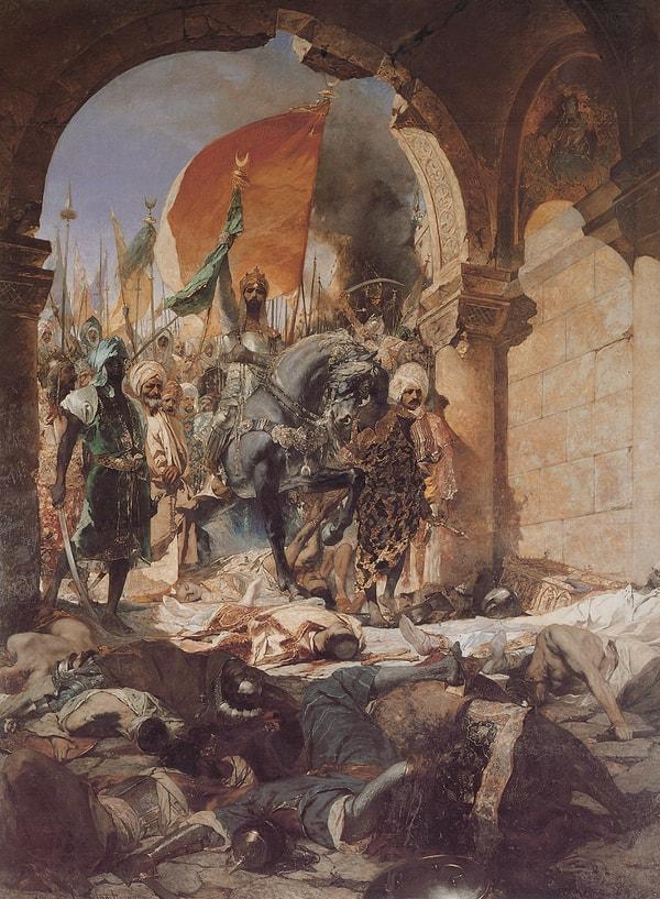İstanbul'u fethederek bir çağ kapatıp yeni bir çağ açan Fatih Sultan Mehmet , Bizans İmparatorluğu'nu da yıkmıştır .