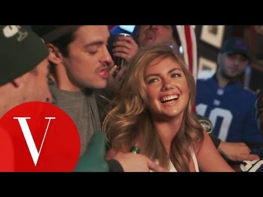 Kate Upton'dan Super Bowl Partisi