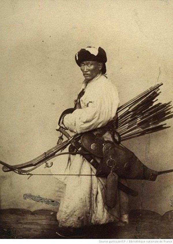 Moğol savaşçı, 1900.