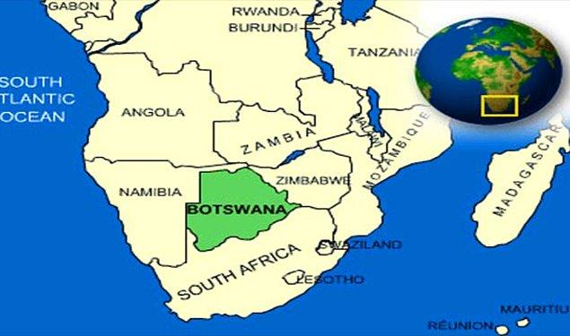8. Botswana'da kullanılan dil, 5 farklı dilin birbirine karışmasıyla oluşmuş.