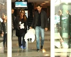 Demet Akalın ve Hira Hastaneden Çıktı