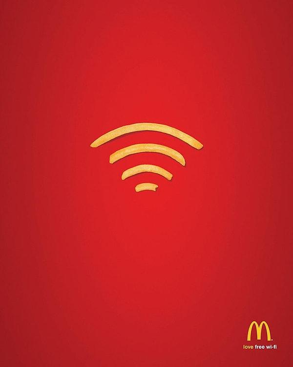 19. McDonald: Ücretsiz Wi-Fi
