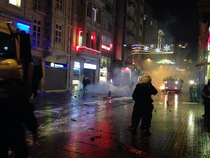 Taksim'de "İnternetime Dokunma" Eylemi