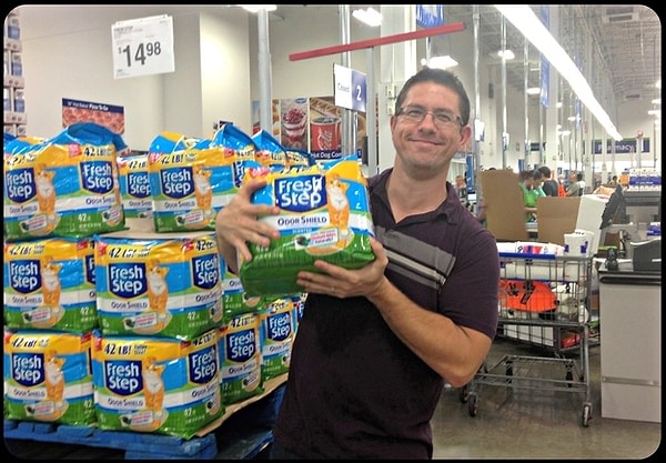 Покупки в супермаркетах после кошки.