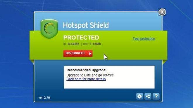 Hotspot Shield Proxy Programı