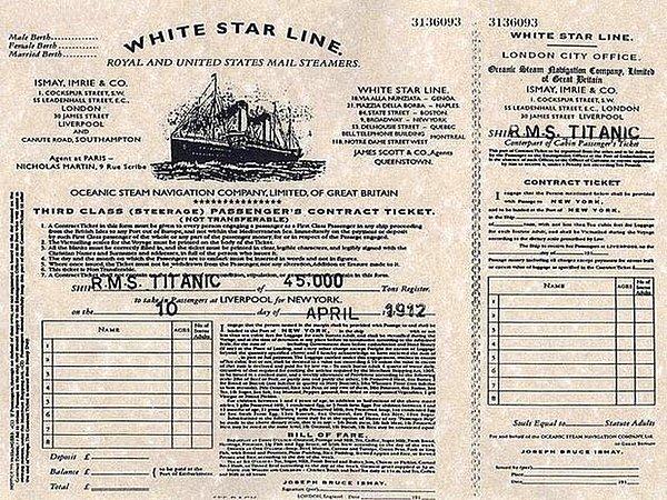 Titanik  bileti