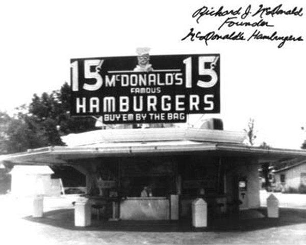 İlk McDonald.