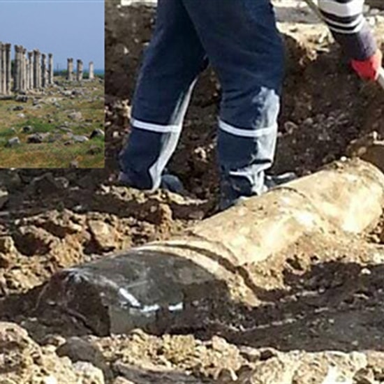 Mersin'de Yol Çalışmasında Tarihi Eser Çıktı!