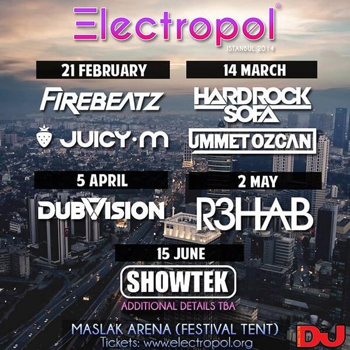 EDM DÜNYASININ EN ÜNLÜ İSİMLERİ ELECTROPOL İLE İSTANBUL’DA!