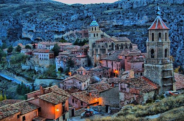 1. Albarracín - Aragon, İspanya