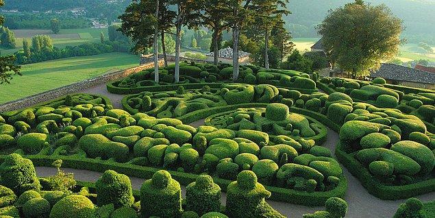 2. Les Jardins suspendus de Marqueyssac - Dordogne, Güney Batı Fransa