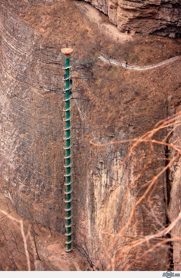 15. Spiral Merdiven -  Taihang Dağları, Çin
