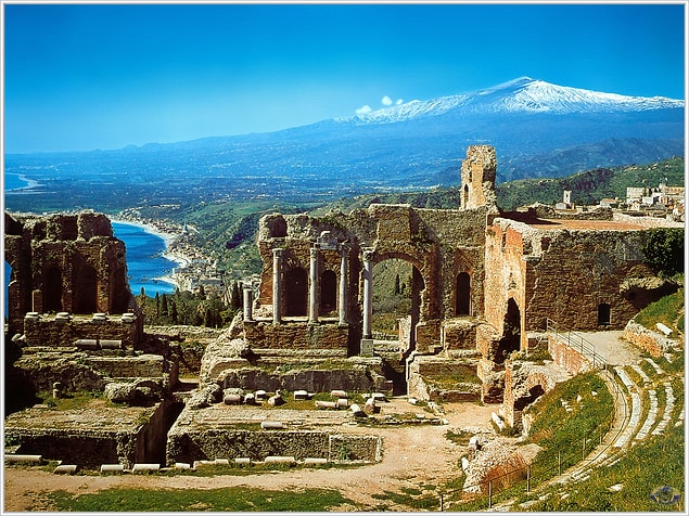 20. Taormina - Sicilya, İtalya
