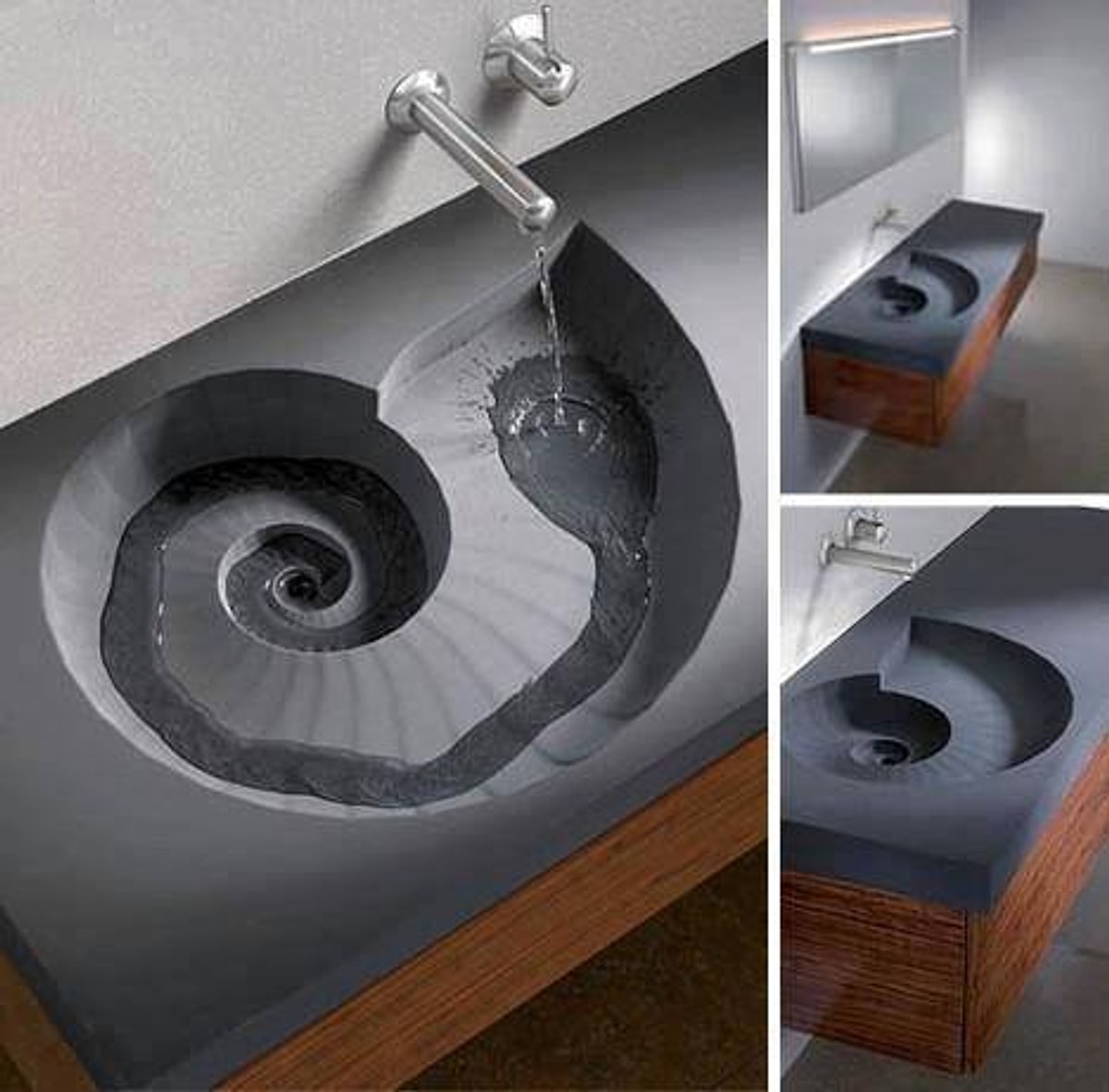 Раковина Hightech Design Ammonite washbasin