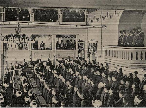 10. Meclis-i Mebusan 1908 Abdülhamit'in locaya gelişi