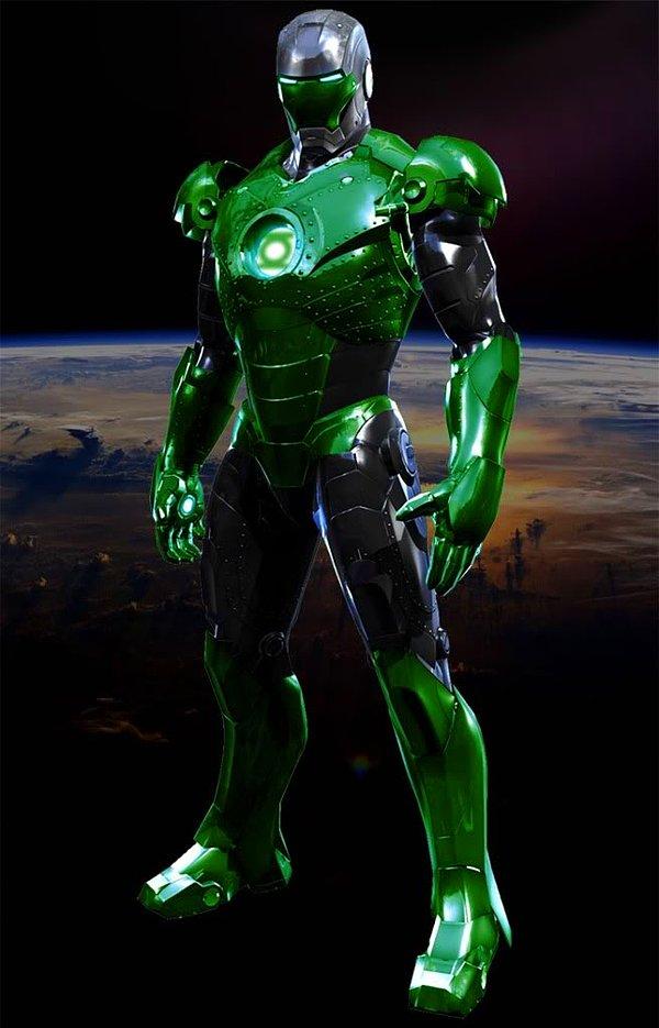 2. Green Lantern + Iron Man