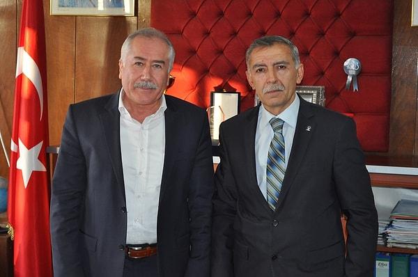 Çağa Belediyesi Başkanı Muzaffer Yalçın ve Ak Parti Güdül İlçe Başkanı Sedat Badukcu