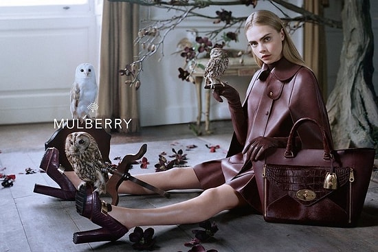 Cara Delevingne Mullberry İçin Tasarladı