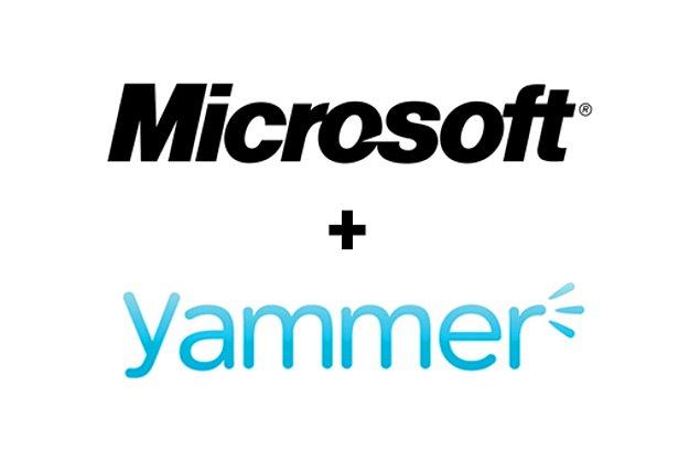 25. Microsoft Yammer'ı satın aldı, 1.2 Milyar $, 2012
