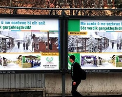 Ak Parti'den Kürtçe Seçim Pankartları