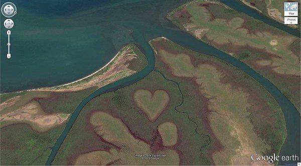 41. Kalp Şeklindeki Yer Şekilleri, Yeni Kaledonya