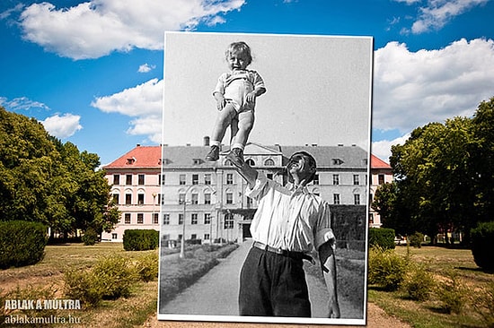 Eski Fotoğraflardaki Mekanları Şimdiki Halleriyle Birleştirmece