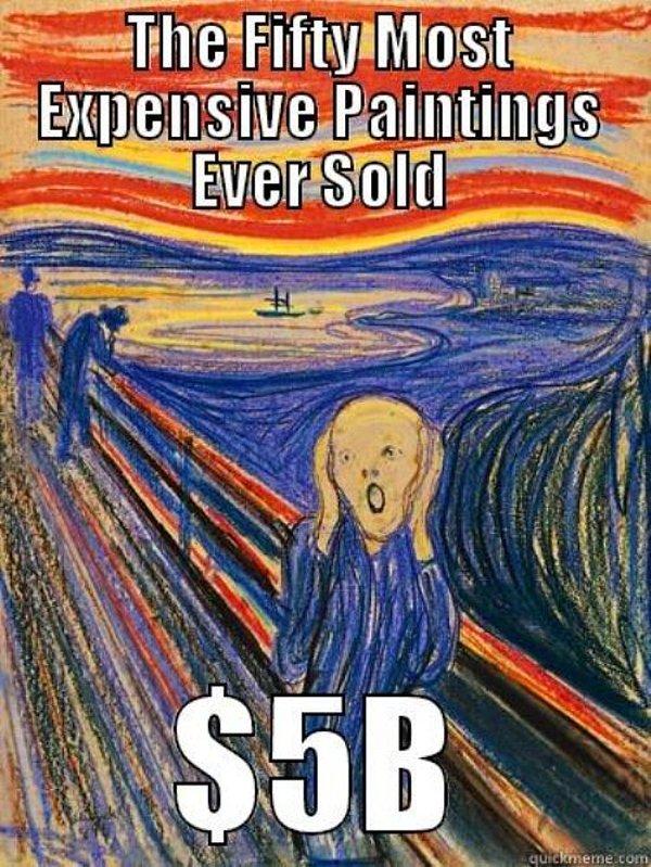 En pahalı 50 tablo - 5 Milyar Dolar