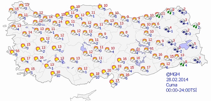 Meteoroloji'den Buzlanma, Don ve Sis Uyarısı