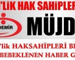 İsdemir %11'Lik Hak Sahipleri İçin Müjdeli Haber Geldi