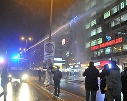 TOMA, dershaneye de basınçlı su sıktı