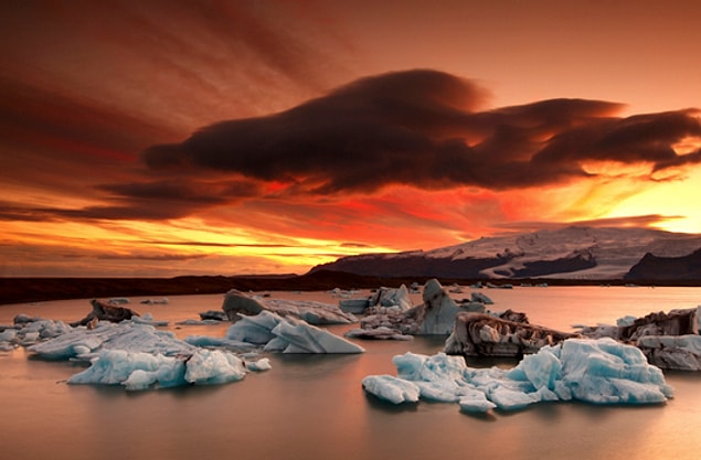 22. Jökulsárlón, İzlanda