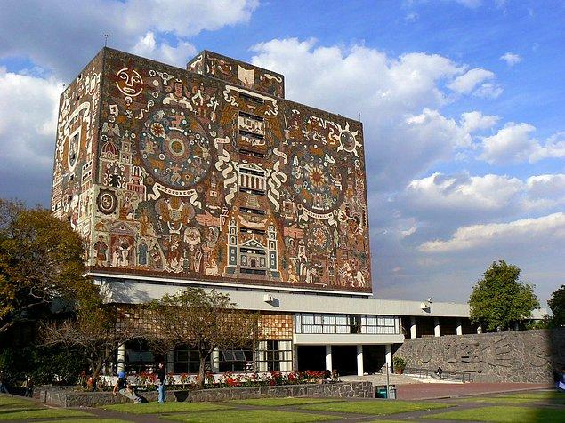 1. Universidad Nacional Autónoma de México Kütüphane Binası