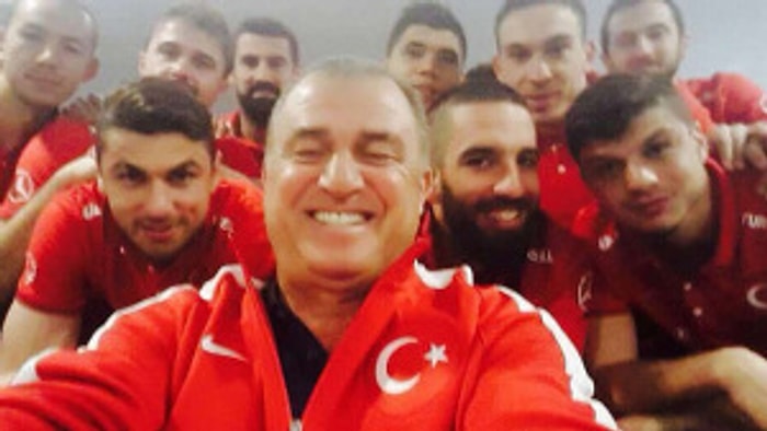 Fatih Terim ve Milli Takım da Selfie Modasına Uydu