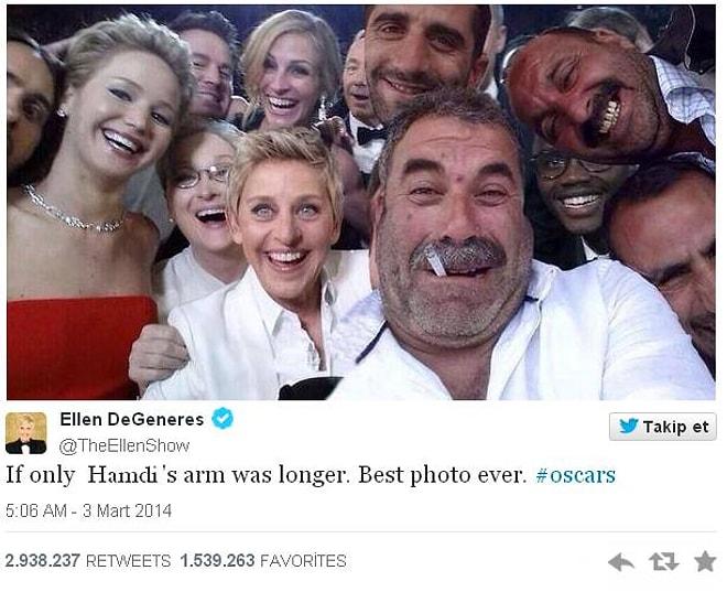 Öz Hakiki Oscar 'Selfie'si