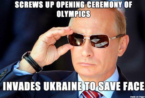 Olimpiyat açılış seromonisini batırdık. Ukraynayı işgal edelim, ünümüzü kurtarmak için.