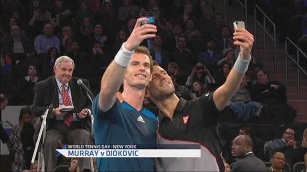 Murray ve Djokovic'ten 'Selfie'